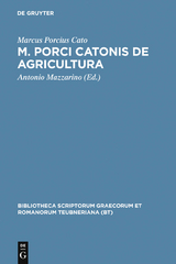 M. Porci Catonis de agri cultura - Marcus Porcius Cato