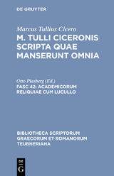 Academicorum reliquiae cum Lucullo -  Marcus Tullius Cicero