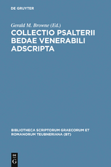 Collectio Psalterii Bedae venerabili adscripta -  Beda Venerabilis