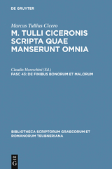 De finibus bonorum et malorum -  Marcus Tullius Cicero
