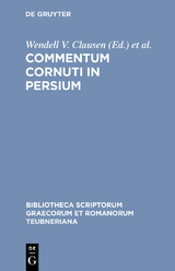 Commentum Cornuti in Persium - 