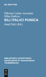 Sili Italici Punica - Tiberius Catius Asconius Silius Italicus