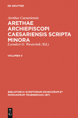 Arethae archiepiscopi Caesariensis scripta minora -  Arethas Caesariensis