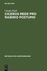 Ciceros Rede Pro Rabirio Postumo - Claudia Klodt