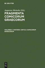 Historia critica comicorum Graecorum - 