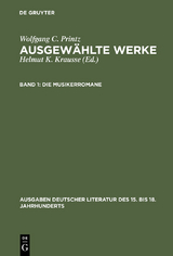 Die Musikerromane - Wolfgang Caspar Printz