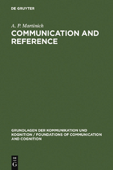 Communication and Reference - A. P. Martinich