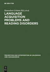 Language acquisition problems and reading disorders - 