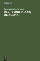 Recht und Praxis der GEMA - 