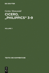 Cicero, "Philippics" 3-9 - Gesine Manuwald