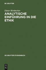 Analytische Einführung in die Ethik - Dieter Birnbacher