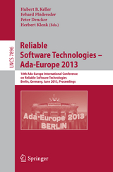 Reliable Software Technologies -- Ada-Europe 2013 - 