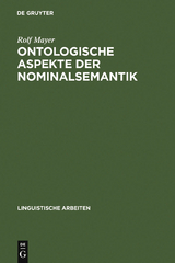 Ontologische Aspekte der Nominalsemantik - Rolf Mayer