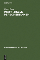 Inoffizielle Personennamen - Werner Kany