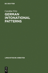 German intonational Patterns - Caroline Féry