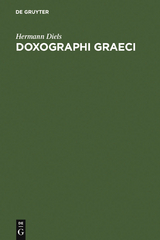 Doxographi Graeci - Hermann Diels
