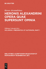 Pneumatica et automata -  Heron Alexandrinus