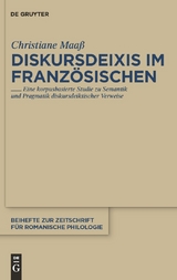 Diskursdeixis im Französischen -  Christiane Maaß