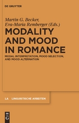 Modality and Mood in Romance - 