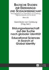 Bildungswissenschaft auf der Suche nach globaler Identität- Educational Sciences in Search of Global Identity - 