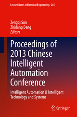 Proceedings of 2013 Chinese Intelligent Automation Conference - 