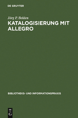 Katalogisierung mit Allegro - Jörg P. Belden