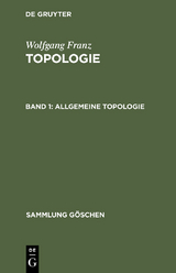 Allgemeine Topologie - Wolfgang Franz
