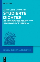 Studierte Dichter -  Mark-Georg Dehrmann