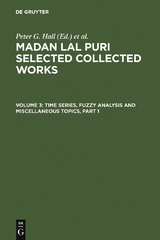 Time Series, Fuzzy Analysis and Miscellaneous Topics - Madan Lal Puri