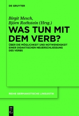 Was tun mit dem Verb? - 