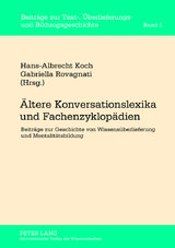 Ältere Konversationslexika und Fachenzyklopädien - Hans-Albrecht Koch, Gabriella Rovagnati