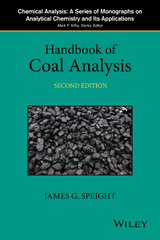 Handbook of Coal Analysis -  James G. Speight