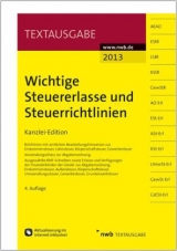 Wichtige Steuererlasse und Steuerrichtlinien