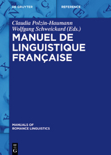 Manuel de linguistique française - 