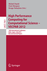 High Performance Computing for Computational Science - VECPAR 2012 - 