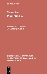 Plutarchus: Moralia / Moralia -  Plutarchus