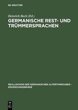 Germanische Rest- und Trümmersprachen - 