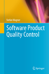 Software Product Quality Control - Stefan Wagner