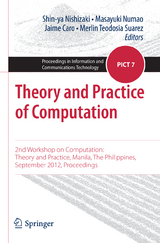 Theory and Practice of Computation - 