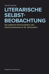 Literarische Selbstbeobachtung - Sarah Sander