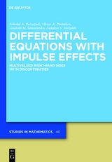 Differential Equations with Impulse Effects -  Nikolai A. Perestyuk,  Viktor A. Plotnikov,  Anatolii M. Samoilenko,  Natalia V. Skripnik