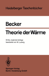 Theorie der Wärme - Becker, Richard