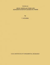 Lectures on Siegel Modular Forms and Representation by Quadratic Forms - Yoshiyuki Kitaoka