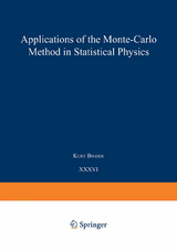 Applications of the Monte Carlo Method in Statistical Physics - Binder, Kurt