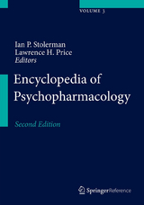 Encyclopedia of Psychopharmacology - Stolerman, Ian P.