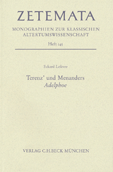 Terenz' und Menanders Adelphoe - Eckard Lefèvre