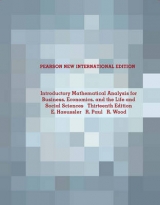 Introductory Mathematical Analysis for Business, Economics, and the Life and Social Sciences: Pearson New International Edition - Haeussler, Ernest F; Paul, Richard S.; Wood, Richard J.