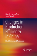 Changes in Production Efficiency in China - Bing Xu, Juying Zeng, Junzo Watada