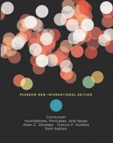 Curriculum: Pearson New International Edition - Ornstein, Allan C.; Hunkins, Francis P.