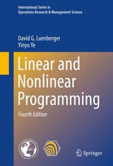 Linear and Nonlinear Programming - David G. Luenberger, Yinyu Ye